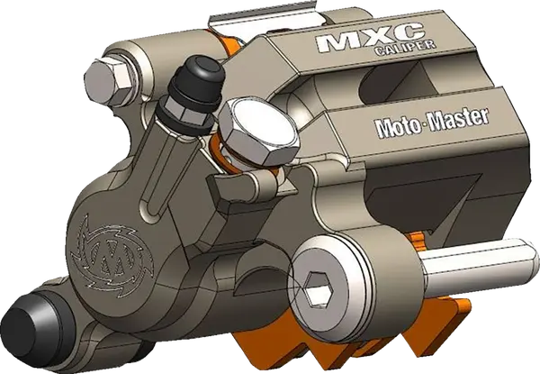 Brake Caliper Silver, Polished -0