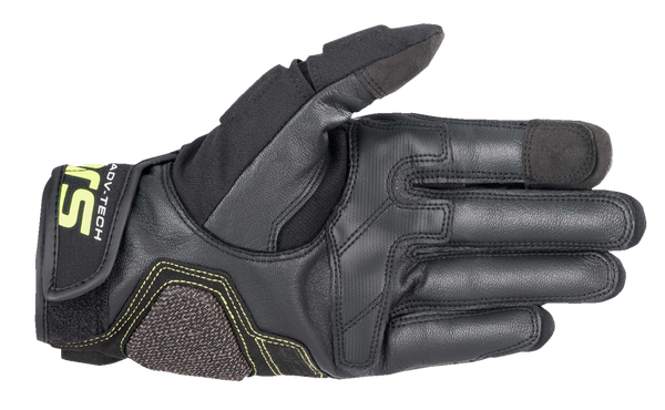 Halo Leather Gloves Black -1