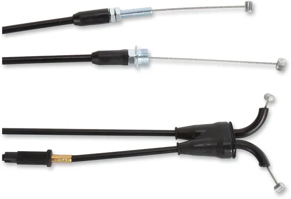 MOOSE RACING Black Vinyl Throttle Cable Black -0