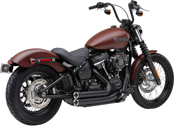 Speedster Short Rpt Exhaust System Black, 2, nordicamoto.ro