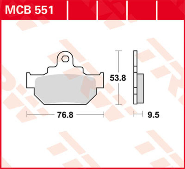 Plăcuțe de frână ceramice universale, 1, nordicamoto.ro