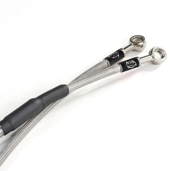 Brake Kit Black, Silver, Stainless Steel -1