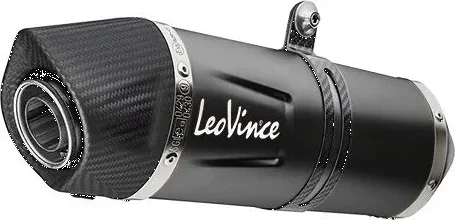 Tobă de eșapament LeoVince LV One Evo Black Edition Slip-On pentru Triumph Tiger 900, 1, nordicamoto.ro