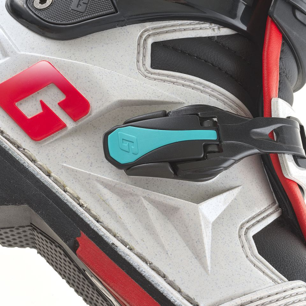 Cizme Motocross/Enduro Gaerne SG12 Gravel Grey/Red/Blue/Black, 5, nordicamoto.ro