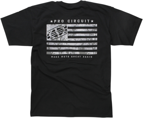 Flag T-shirt Black-0