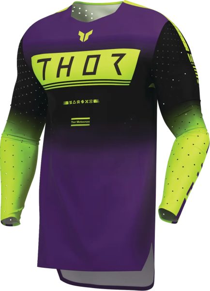 Tricou Thor Sportmode Geo Mov/Galben/Negru XXL-3