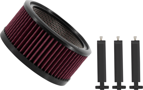 Big Power Filter Kit Black, 1, nordicamoto.ro
