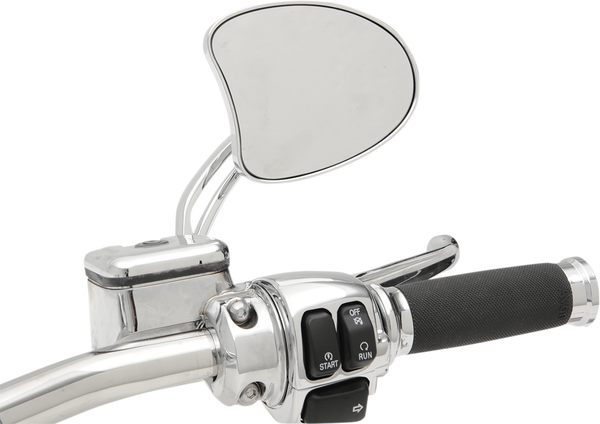 Touring Mirror With Slotted Stem Chrome, 2, nordicamoto.ro