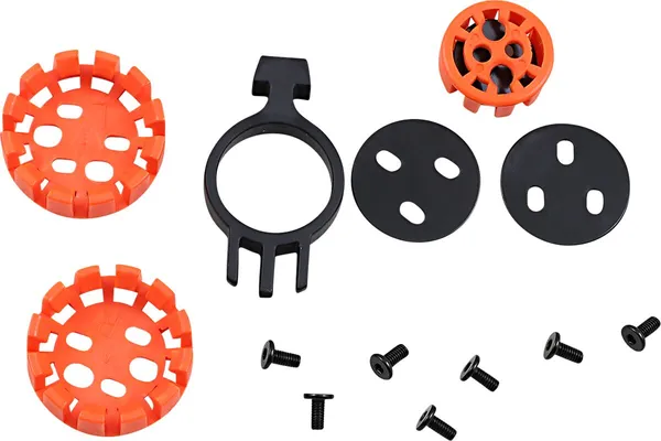 Kit Prindere Cozoroc Casca Alpinestars M6/M8/M10 Black/Orange-0