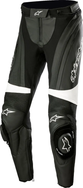 Pantaloni Piele Dama Alpinestars 4W Missile V3 Black-3