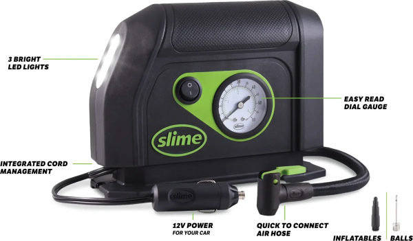 Pompă de umflat anvelope de 12 V, negru, 7, nordicamoto.ro