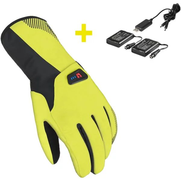 Manusi electrice cu incalzire MACNA SPARK KIT Negru S, 6, nordicamoto.ro