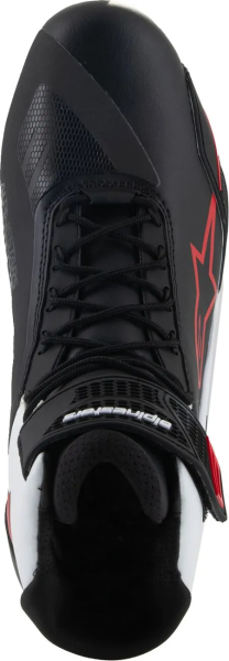 Ghete Alpinestars Faster-4 Black/White/Dark Red-3