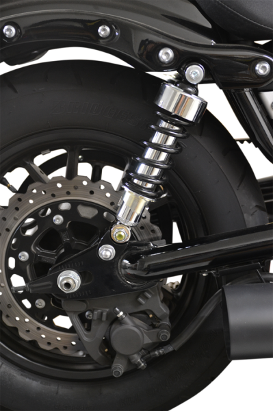 Rear Suspension Raise Up Kit Black, Chrome, 2, nordicamoto.ro