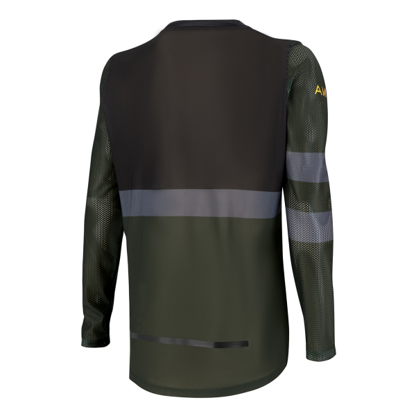 AMOQ Airline Mesh Jersey Military Green-Black XS-2