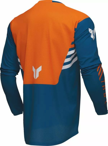 Tricou Enduro Thor Launchmode Zone Blue-0