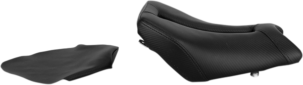 Gel-channel Track Carbon Fiber Sport Seat Black, 2, nordicamoto.ro