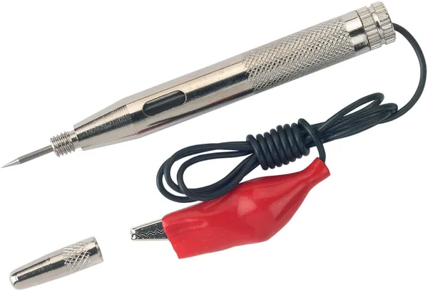 Voltage Tester Black, Red, Chrome -d4647cd76f3c24a4e813f42c34cd1ee4.webp