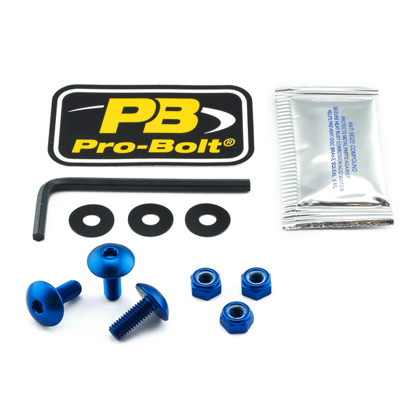 License Plate Screws Blue, 1, nordicamoto.ro