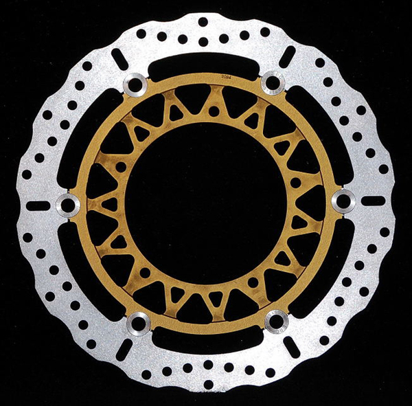Contour X Series Brake Rotor Gold, Silver, Stainless Steel, 1, nordicamoto.ro