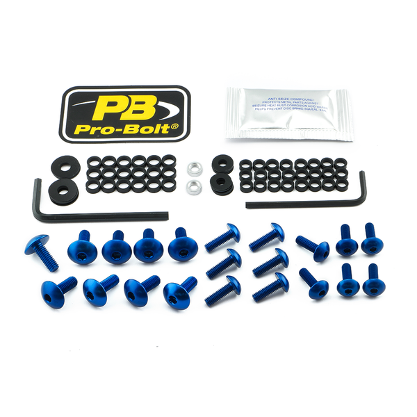 Fairing Bolt Kit For Kawasaki Blue, 1, nordicamoto.ro