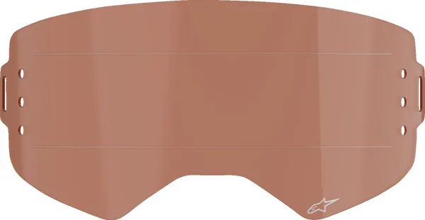 Alpinestars Supertech Roll-off Goggle Lens Red -0