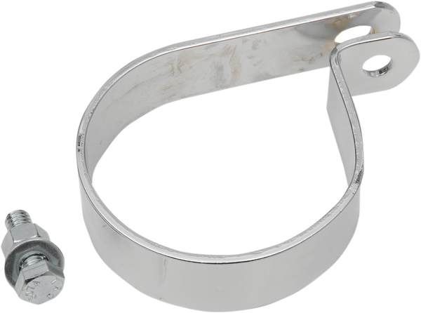 Muffler P-clamp Chrome, 1, nordicamoto.ro