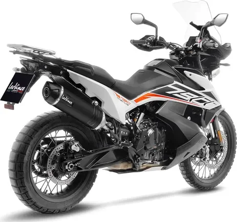 Tobă de eșapament LeoVince LV One Evo Black Edition Slip-On pentru Honda NC750X, 5, nordicamoto.ro