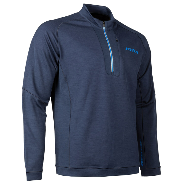 Bluza Corp Snowmobil Klim Teton Merino Wool 1/4 Zip Base Layer Asphalt-1