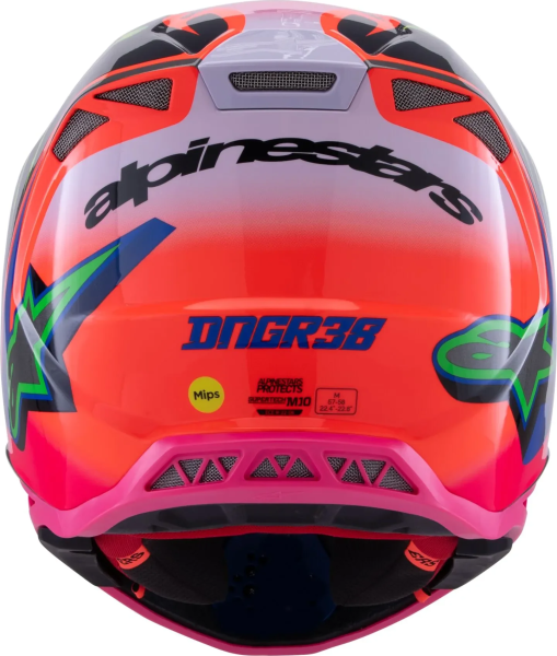 Casca Alpinestars S-M10 Deegan Orange/Pink/Purple-1