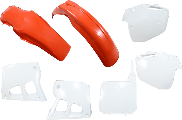 Replacement Plastic Body Kit Red, White -0