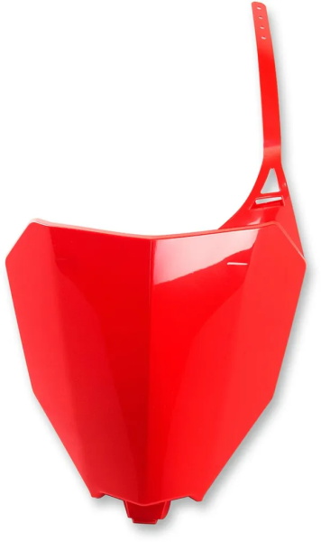 Replacement Front Number Plate Red-0