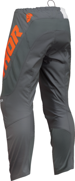 Pantaloni Copii Thor Sector Checker Gray/Orange-2