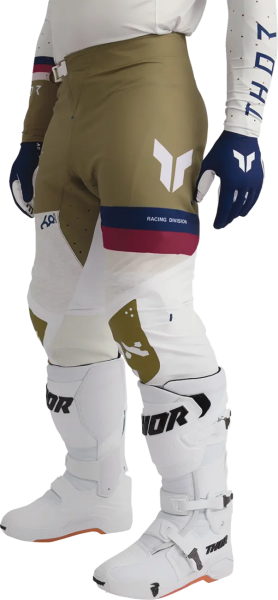 Sportmode League Pants Tan, White -5
