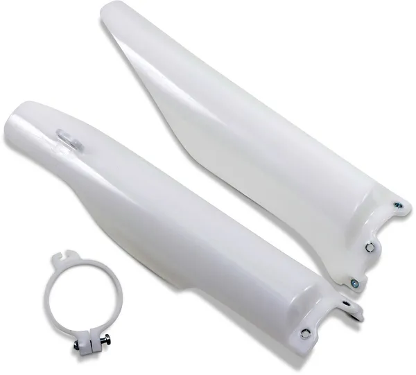 Kawasaki Fork Tube Protectors White-0