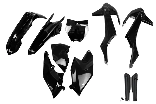 Full Body Replacement Plastic Kit Black-0