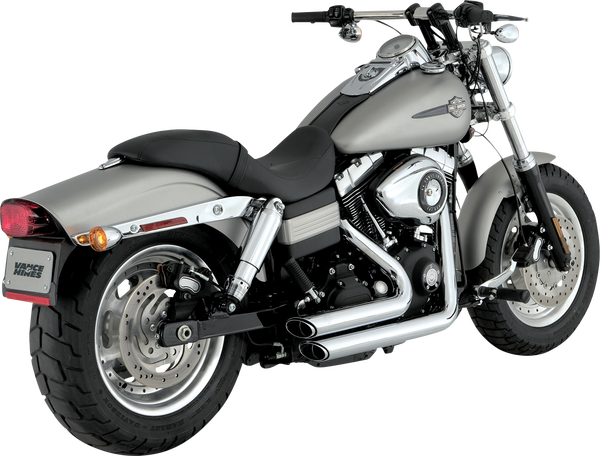 Shortshots Staggered Exhaust Systems Chrome, 2, nordicamoto.ro