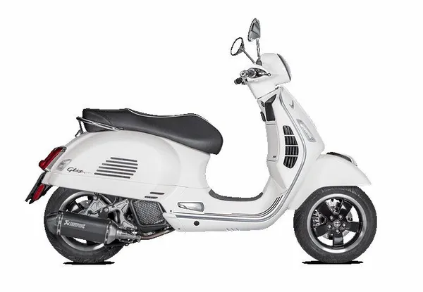 Slip-on Line Muffler Scooter Black-0