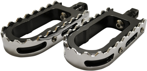 Bmx Footpegs Brass, Black, 2, nordicamoto.ro