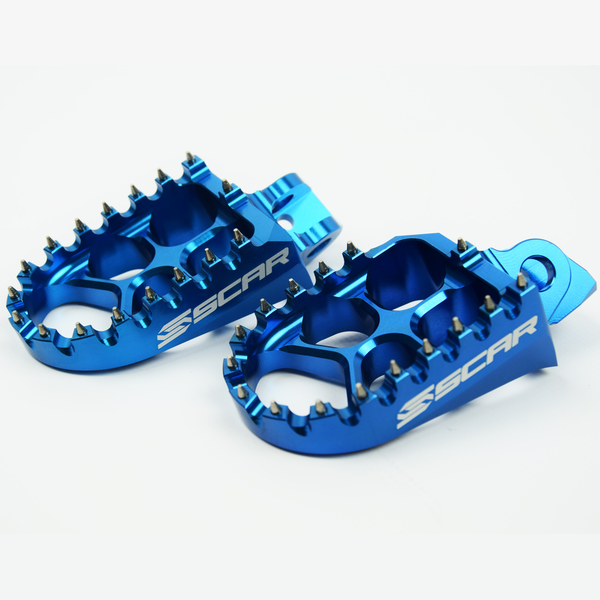 Evolution Racing Footpegs Blue 