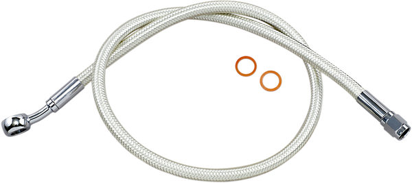 Braided Front Brake Line Chrome, Sterling Chromite® Ii Oversize [+51 mm (2'')], 2, nordicamoto.ro