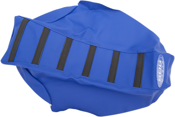 6-rib Gripper Seat Cover Blue, 1, nordicamoto.ro
