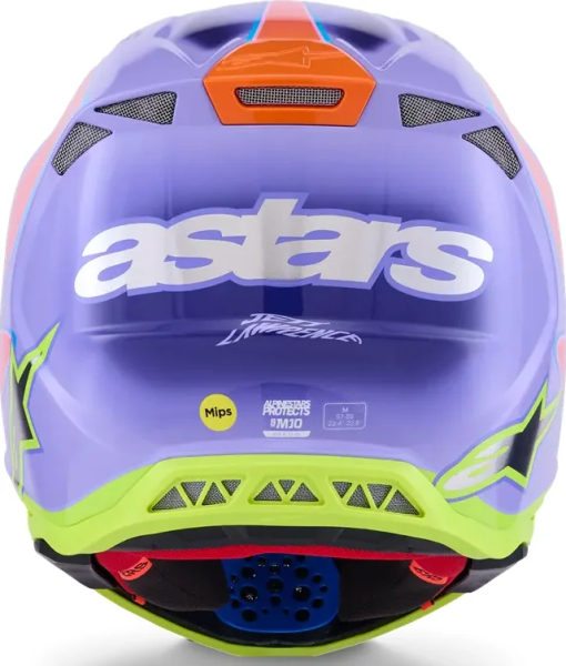 Casca Alpinestars Supertech M10 Jett Lawrence R01 Purple-3
