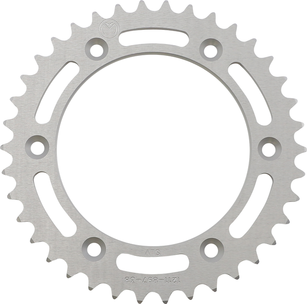 MOOSE RACING Aluminum Rear Sprocket Atv Silver, 4, nordicamoto.ro