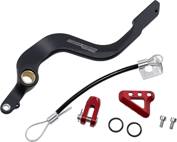 MOOSE RACING Brake Pedal Black, Red -1