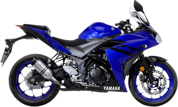 Tobă de eșapament LeoVince LV Pro Slip-On pentru Yamaha – Oțel inoxidabil, Titanium Look, 7, nordicamoto.ro