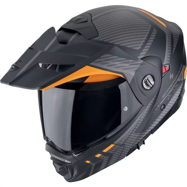 Casca flip-up touring/adventure SCORPION ADX-2 LEWIS M Negru/Rosu, 1, nordicamoto.ro