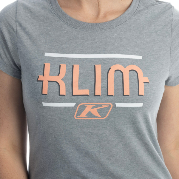 Tricou Dama Klim Kute Corp SS T Heathered Teal - Beach Glass-10