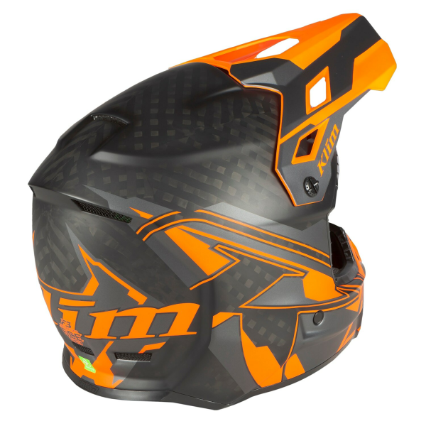 Casca Snowmobil Klim F3 Carbon Pro ECE Ascent Black - Asphalt-6