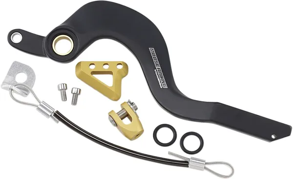 MOOSE RACING Brake Pedal Black, Gold -0